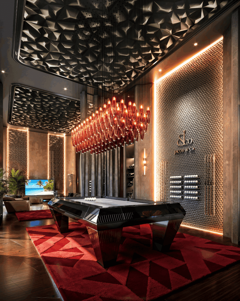 Aureum Estate Dubai Hills Jacob & Co Gentlemens Lounge