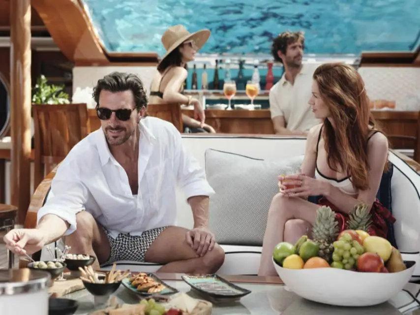 Wellness food served at sea