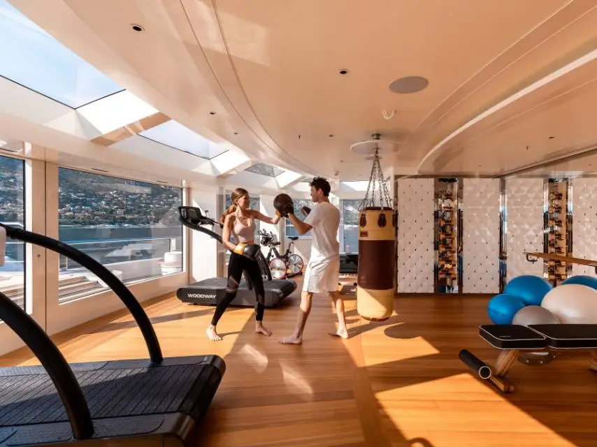 Yachting wellness resort at sea