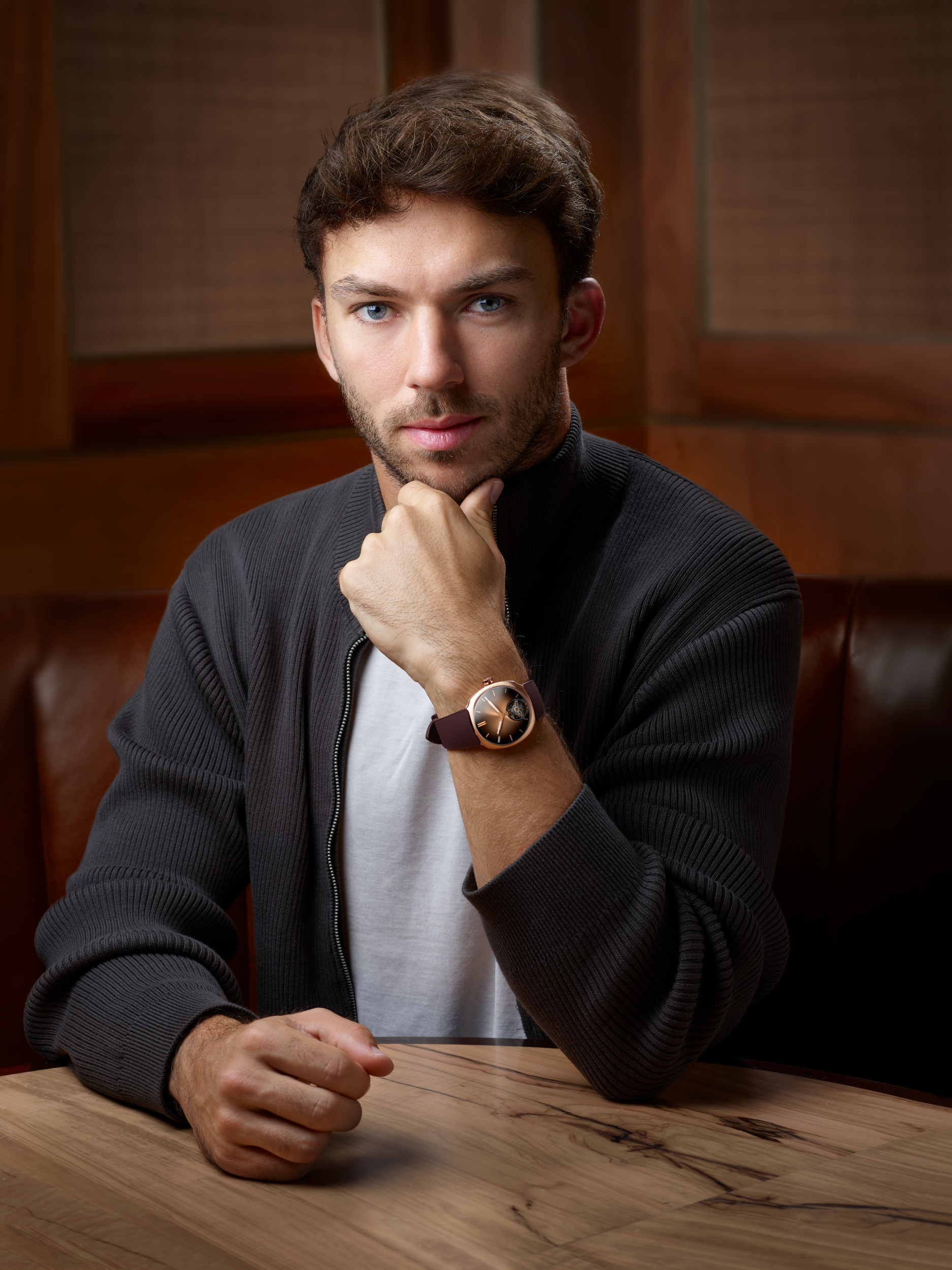 Pierre Gasly Porttrait for H. Moser & Cie
