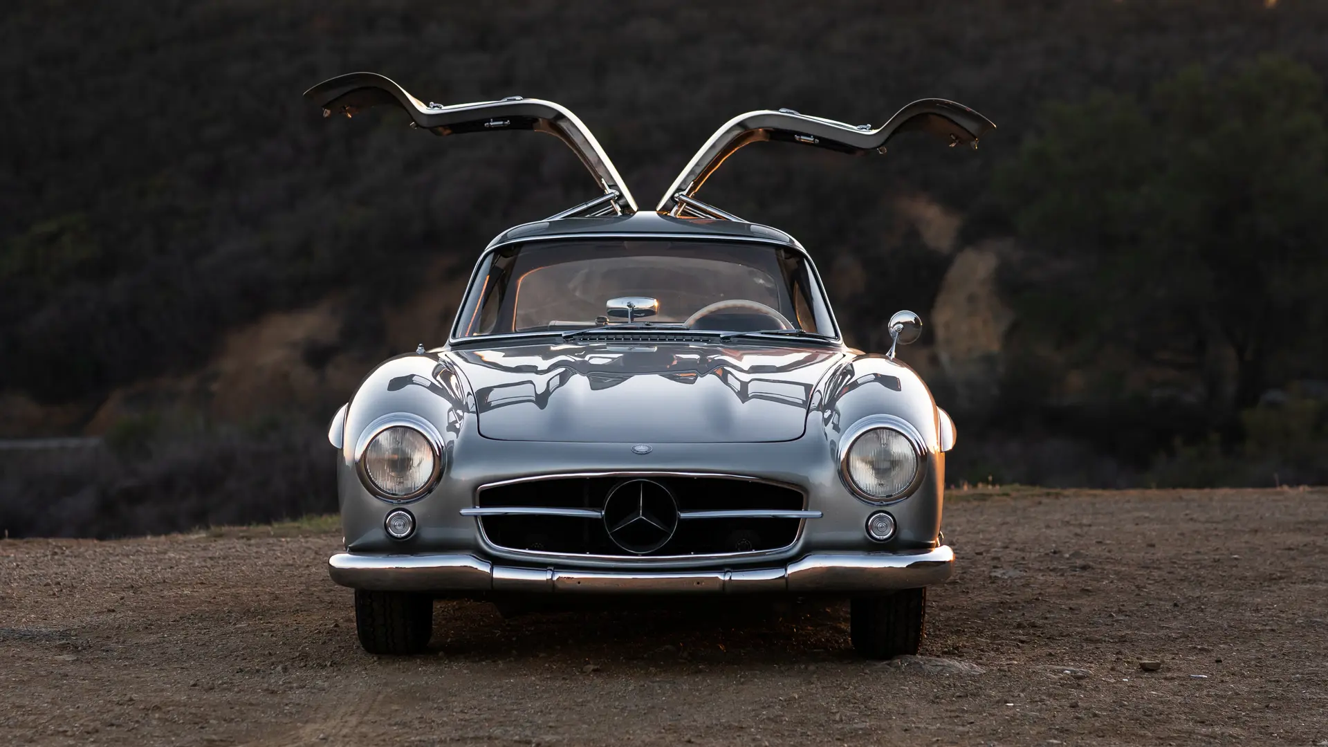 1955 Mercedes-Benz 300 SL Alloy Gullwing Doors