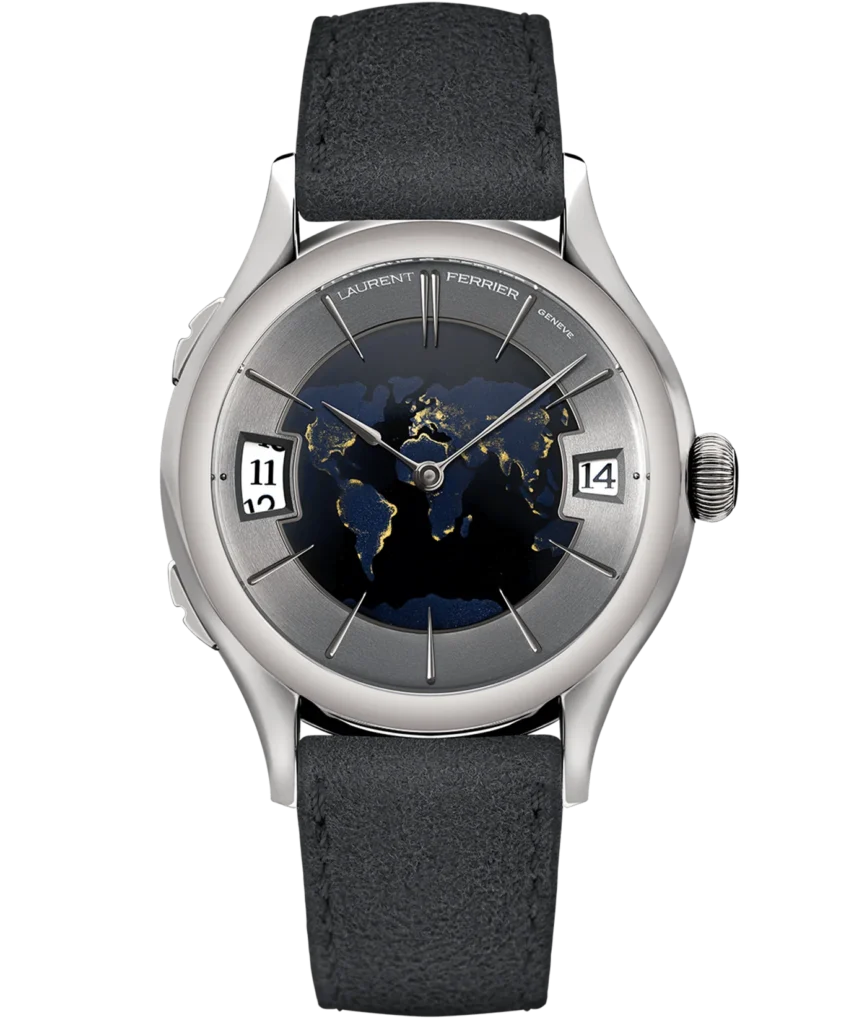 Laurent Ferrier Classic Travellink Globe Night Blue