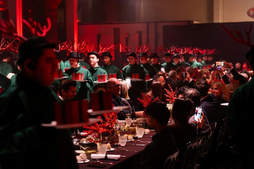 Bugatti Christmas dinner
