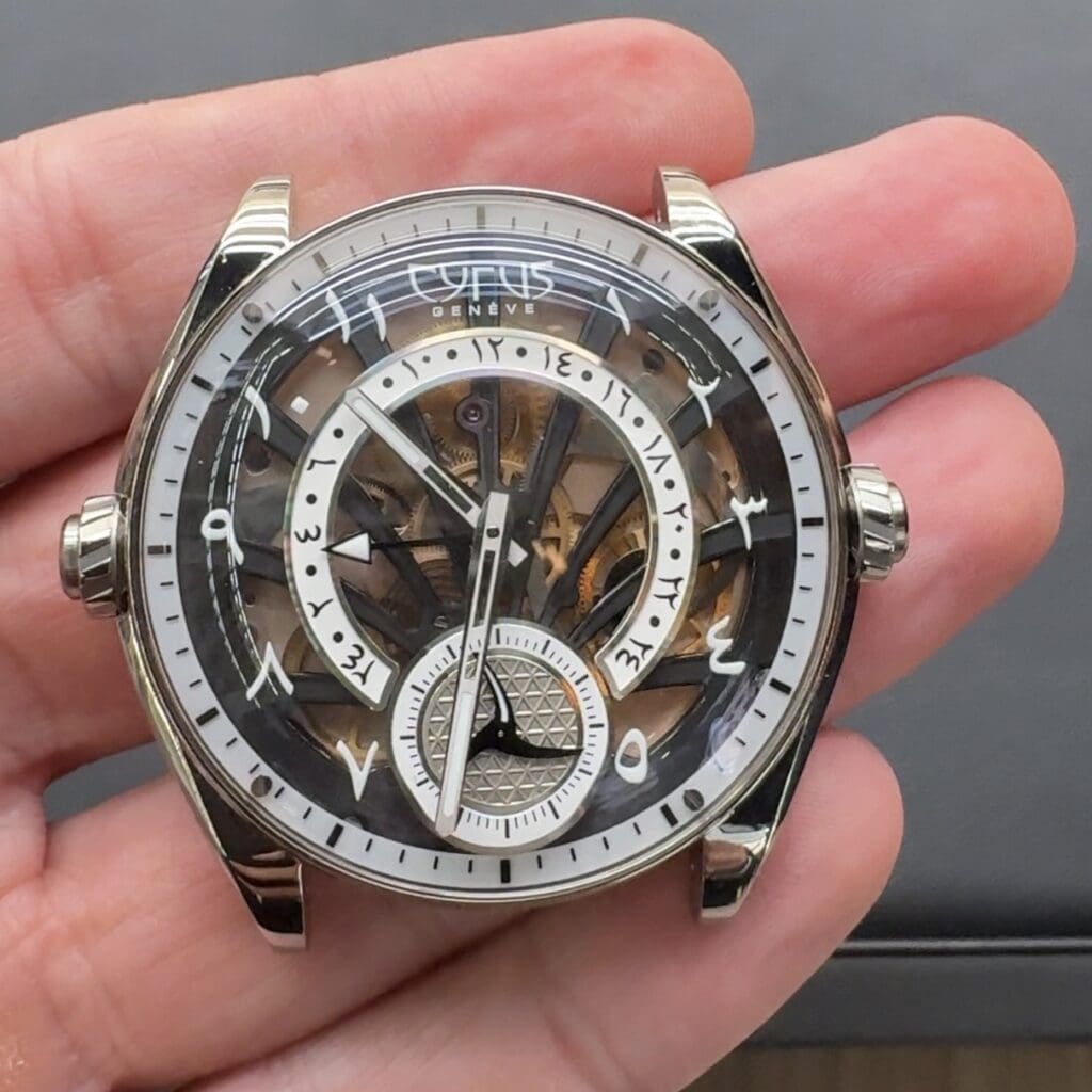 Cyrus at Dubai Watch Week 2025